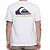 Camiseta Quiksilver Omni Logo SM25 Masculina Snow White - Imagem 2