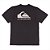 Camiseta Quiksilver Omni Logo SM25 Masculina Cinza Escuro - Imagem 4