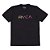 Camiseta RVCA Floral Frame SM25 Masculina Preto - Imagem 3
