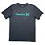 Camiseta Hurley O&O Solid SM25 Masculina Mescla Preto - Imagem 1