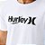 Camiseta Hurley Rash SM25 Masculina Branco - Imagem 3