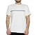 Camiseta Quiksilver Speed Stripe SM25 Masculina Show White - Imagem 1