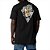 Camiseta MCD Caveira Rosas Oversized SM25 Masculina Preto - Imagem 2