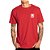 Camiseta DC Shoes Back Stripe SM25 Masculina Vermelho - Imagem 1