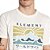 Camiseta Element Kyoto SM25 Masculina Off White - Imagem 3