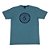Camiseta Volcom Circle Texture SM25 Masculina Azul Médio - Imagem 1