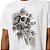Camiseta MCD Caveira Caligrafitti SM25 Masculina Branco - Imagem 3