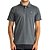 Camisa Hurley Polo Melange SM25 Masculina Mescla Preto - Imagem 1
