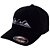 Boné Quiksilver Aba Curva Emb Three Logo SM25 Preto - Imagem 1
