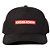Boné DC Shoes Aba Curva Red DC Shoes SM25 Preto - Imagem 3