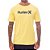 Camiseta Hurley O&O Solid SM25 Masculina Amarelo - Imagem 1