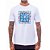 Camiseta Hurley Flower SM25 Masculina Branco - Imagem 1