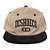 Boné DC Shoes Aba Reta Gymnasium Snapback SM25 CaquiPreto - Imagem 3