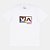 Camiseta RVCA Balance Box Film SM25 Masculina Branco - Imagem 3