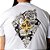 Camiseta MCD Oversized Caveira Rosas SM25 Masculina Branco - Imagem 4