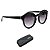 Óculos de Sol Evoke X Eoh Evk 47 Eoh11 Black Shine Silver - Imagem 1