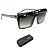 Óculos de Sol Evoke Futurah T01 Crystal Gray Silver Gray - Imagem 1