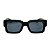 Óculos de Sol Evoke Lodown A01 Black Shine Silver Gray Total - Imagem 2