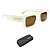 Óculos de Sol Evoke Lodown B01 White Milky Gold Brown - Imagem 1