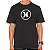 Camiseta Hurley Silk Circle Icon Preta - Imagem 1