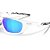 Óculos de Sol Oakley Lateralis Matte Clear Prizm Sapphire - Imagem 4