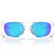 Óculos de Sol Oakley Lateralis Matte Clear Prizm Sapphire - Imagem 3