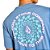 Camiseta Volcom Rabbit Hole Oversize SM25 Masculina Azul - Imagem 3