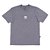 Camiseta Billabong Bracket Wave SM25 Cinza Médio Mescla - Imagem 3