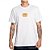 Camiseta DC Shoes Label It SM25 Masculina Branco - Imagem 1