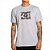 Camiseta DC Shoes DC Star Chrome Silver SM25 Masculina Cinza - Imagem 1