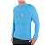 Camiseta Surf Volcom Manga Longa Lido Solid SM25 Azul - Imagem 4