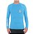 Camiseta Surf Volcom Manga Longa Lido Solid SM25 Azul - Imagem 1