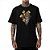 Camiseta MCD Dourado Mão Caveira WT25 Masculina Preto - Imagem 1