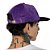 Boné Lost Aba Reta Dad Cap Lost Veludo WT25 Roxo - Imagem 2