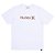 Camiseta Hurley O&O Solid Over WT25 Masculina Branco/Marrom - Imagem 1