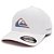 Boné Quiksilver Aba Curva Gradient Logo Signature WT25 White - Imagem 1