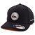 Boné Quiksilver Aba Curva Gradient Round Tropicamo W25 Black - Imagem 1