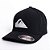 Boné Quiksilver Aba Curva Textured High Logo WT25 Black - Imagem 1