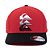 Boné Quiksilver Aba Curva Emb Three Logo WT25 Red - Imagem 3
