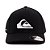 Boné Quiksilver Aba Curva Hologram 3D Logo WT25 Black - Imagem 3