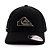 Boné Quiksilver Aba Curva Hologram Outline Omni WT25 Black - Imagem 3