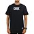 Camiseta Quiksilver Emb Quik Outdoor WT25 Masculina Preto - Imagem 1