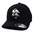 Boné Quiksilver Aba Curva Emb Three Logo WT25 Black - Imagem 1