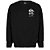 Moletom Quiksilver Careca Three Logo WT25 Masculina Preto - Imagem 1