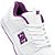 Tênis DC Shoes Lynx Zero Masculino WT25 White/Purple/White - Imagem 5