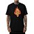 Camiseta MCD Caveira Em Chamas WT25 Masculina Preto - Imagem 1