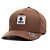 Boné Element Aba Curva Logo Classic WT25 Marrom Escuro - Imagem 1