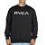 Moletom RVCA Careca Big RVCA Crew 270G WT25 Preto - Imagem 1