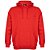 Moletom Quiksilver Canguru Embroidery W25 Masculino Vermelho - Imagem 1