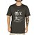 Camiseta Quiksilver Tuned Out WT25 Masculina Cinza Escuro - Imagem 1